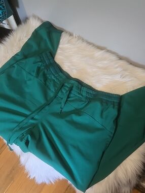 Emerald Green Drawstring Jogger Pants